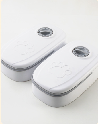Automatic Pet Feeder - Smart Food Dispenser For Cats & Dogs with Timer & Stainless Steel Bowl. Auto Dog & Cat Pet Feeding. Limited Edition Pet Supplies