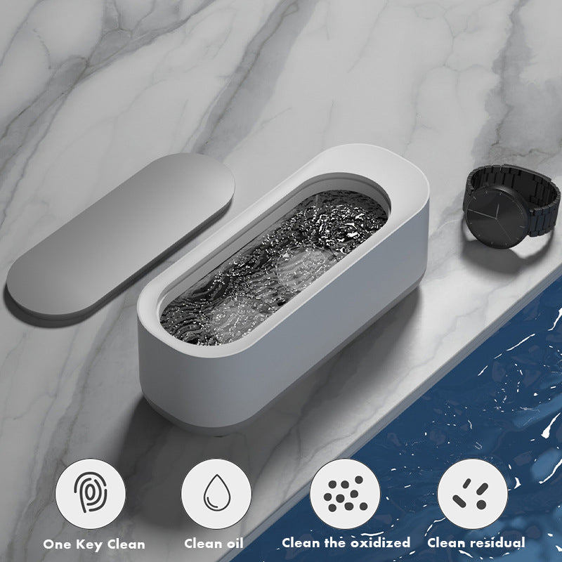Ultrasonic Cleaning Machine - High Frequency Vibration Wash Cleaner - Jewelry, Glasses, Dentures, Watch & Ring Cleaner