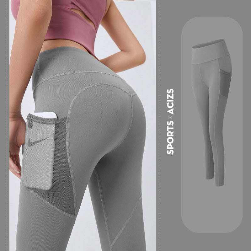 Pocketed Yoga Pants - Women's Gym Leggings & Jogging Tights for Female Fitness