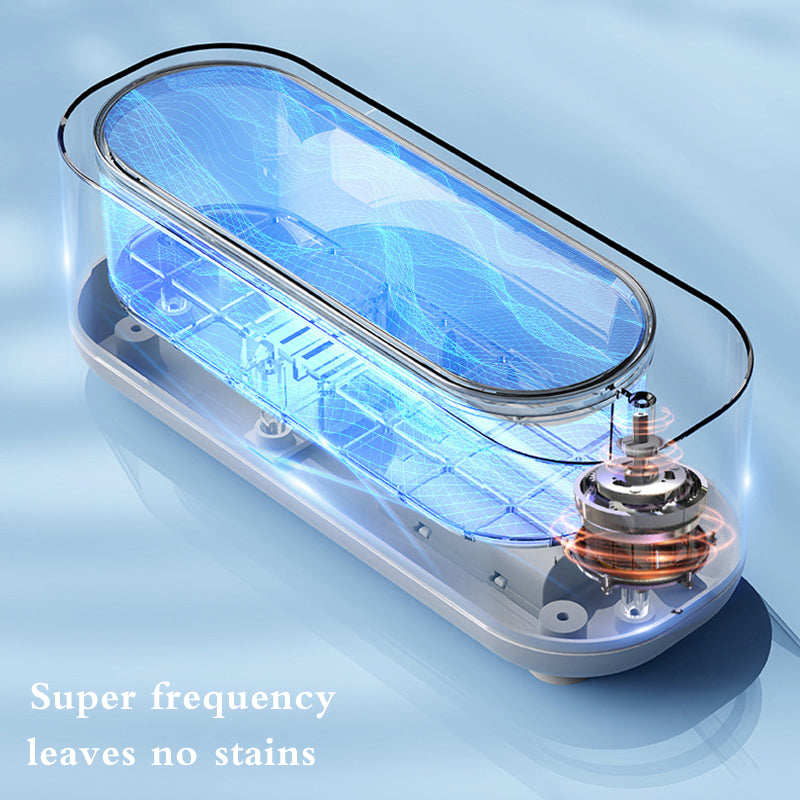 Ultrasonic Cleaning Machine - High Frequency Vibration Wash Cleaner - Jewelry, Glasses, Dentures, Watch & Ring Cleaner