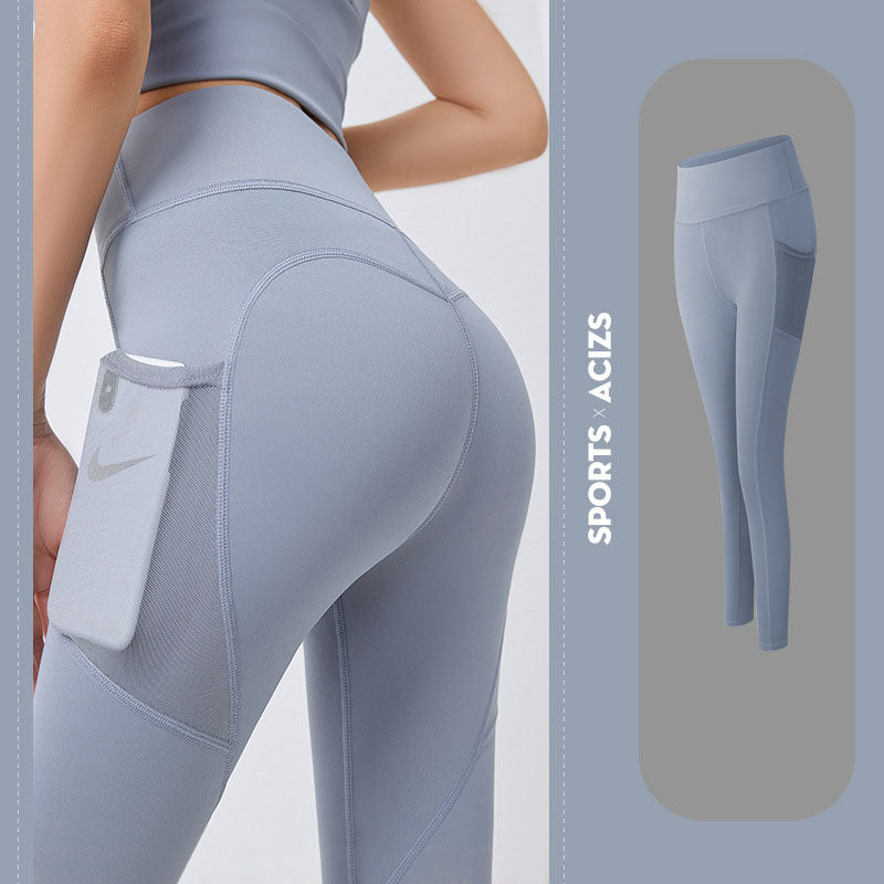 Pocketed Yoga Pants - Women's Gym Leggings & Jogging Tights for Female Fitness