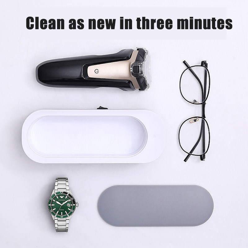 Ultrasonic Cleaning Machine - High Frequency Vibration Wash Cleaner - Jewelry, Glasses, Dentures, Watch & Ring Cleaner