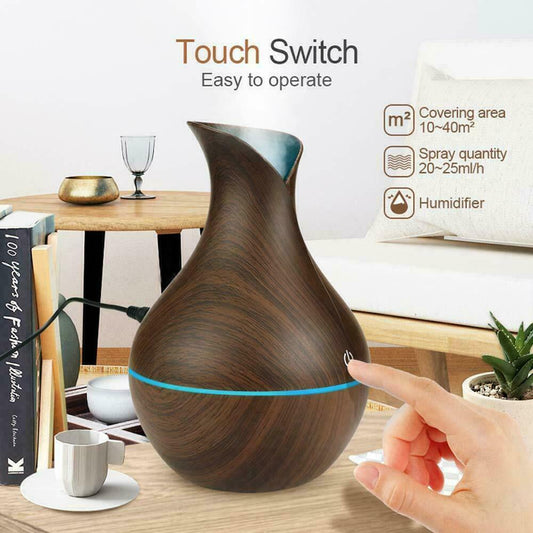 Essential Oil Diffuser - Air Purifier, Humidifier, & Aromatherapy. Ultrasonic Limited Edition.